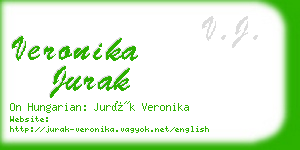 veronika jurak business card